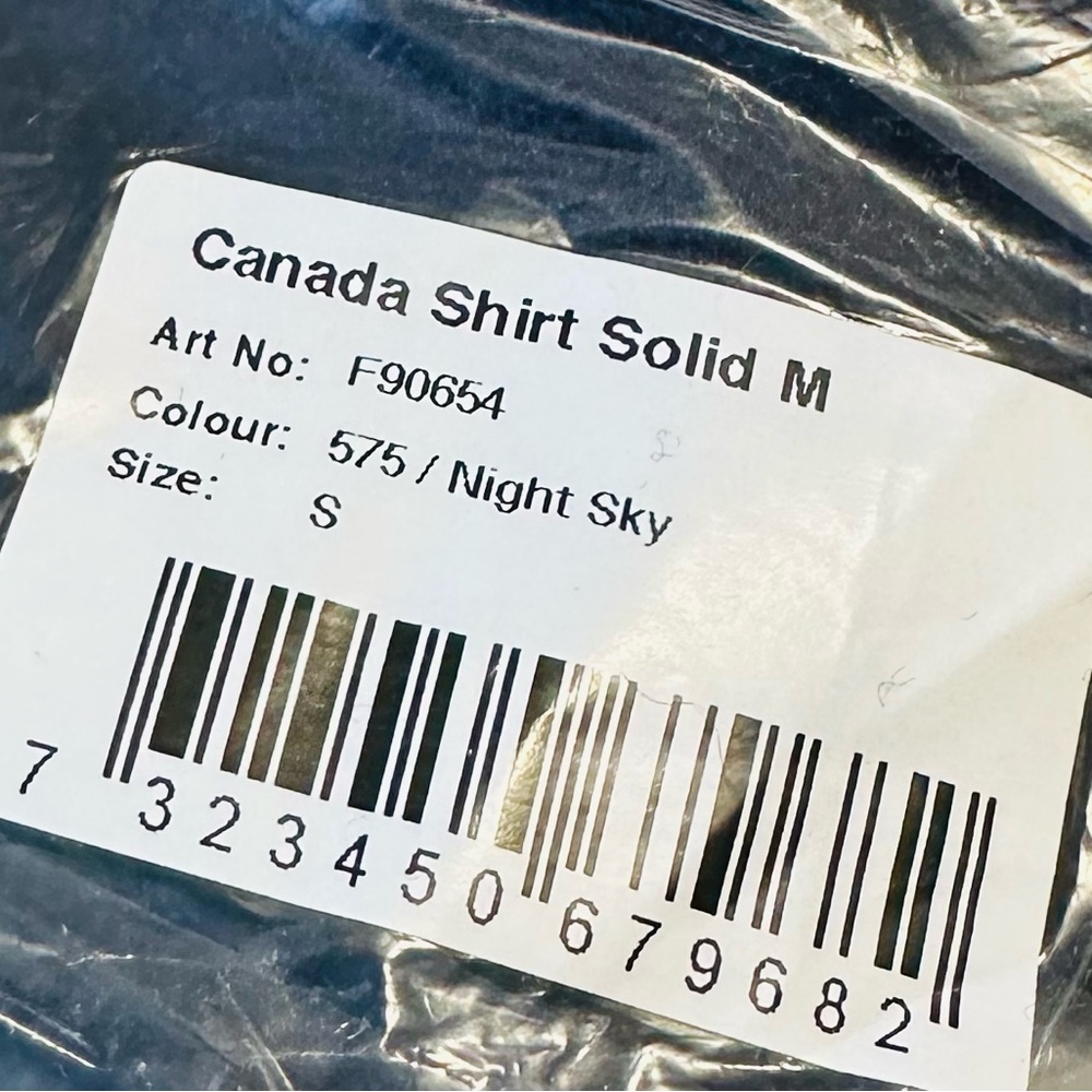 FJALLRAVEN CANADA SOLID SHIRT - NIGHT SKY Navy Blue Men’s Small Button Up NWT - Picture 14 of 15